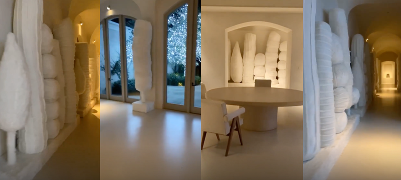 Illustration for article titled Kim Kardashian Decorates Home With Large, White Christmas Dildos